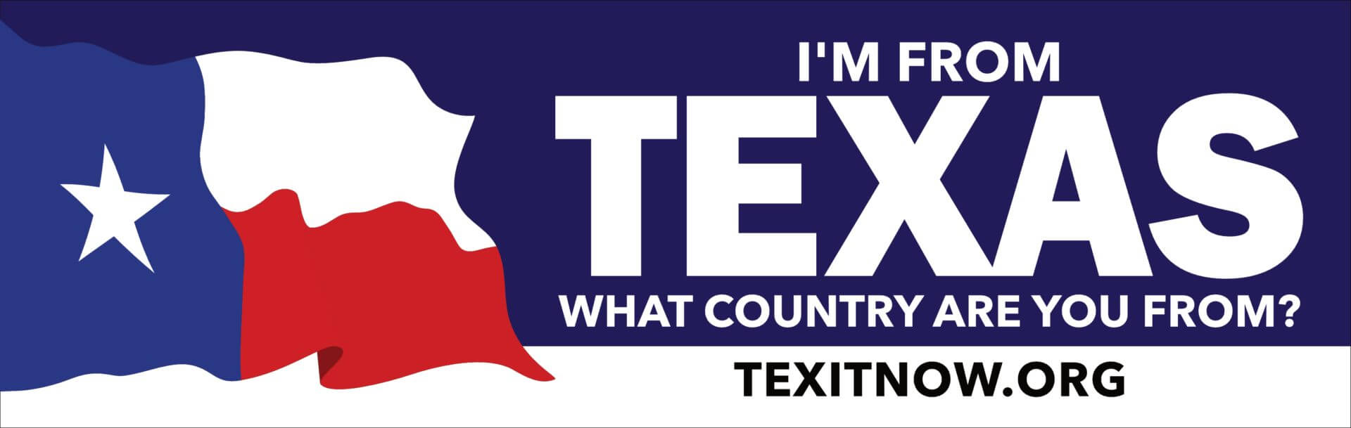 I’m From Texas What Country Are You From Sticker – 2